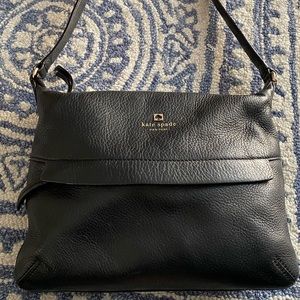 Kate Spade Medium Black Leather Crossbody Bag